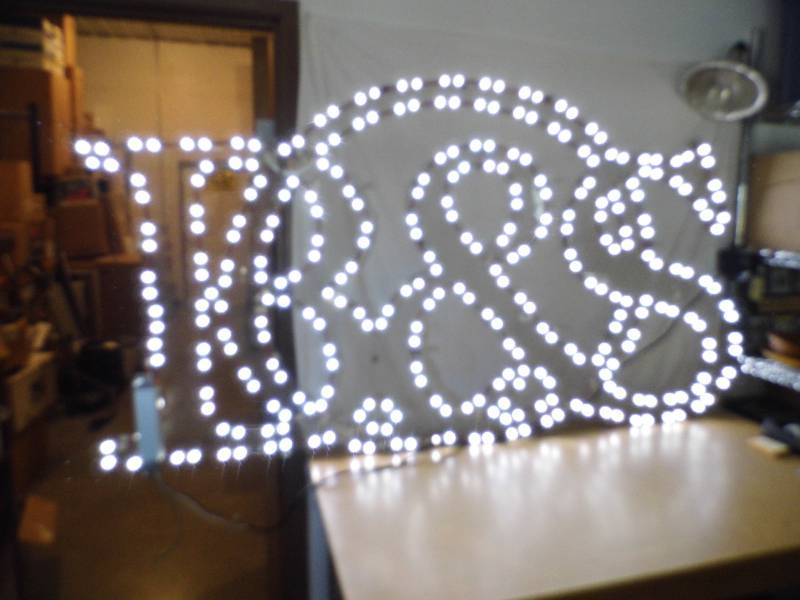 B & S LED Sign