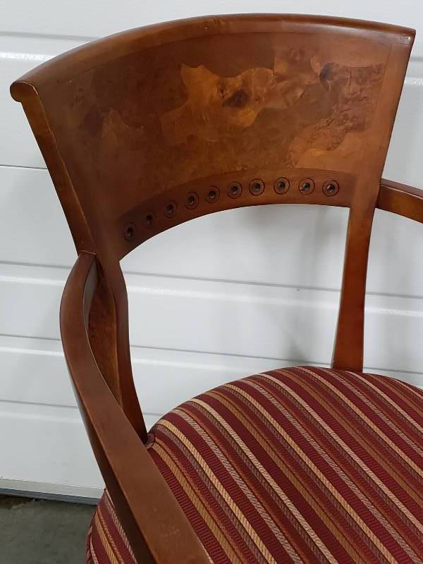lot 36 image: Upholstered Wooden Chair