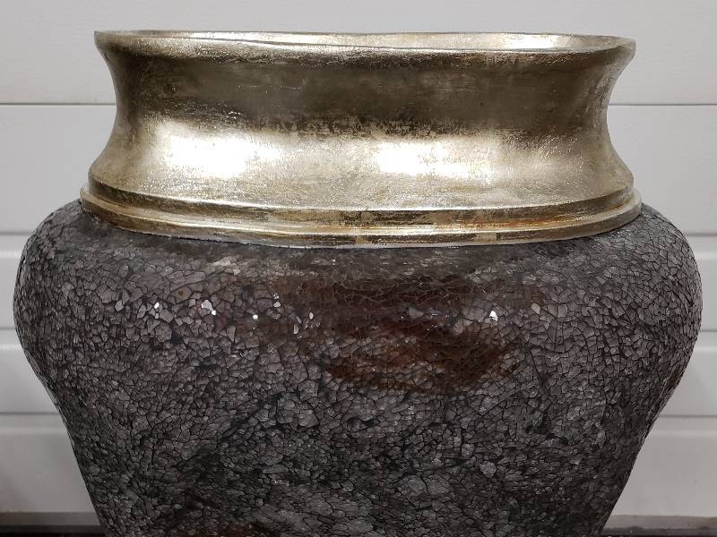 lot 52 image: Mosaic Glass & Ceramic Artistic Vase
