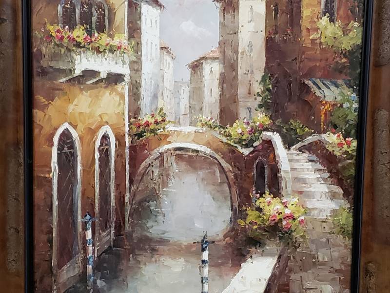 lot 71 image: Large Signed Framed Artwork