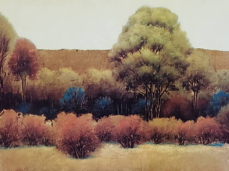 lot 76 image: Large Signed Framed Artwork