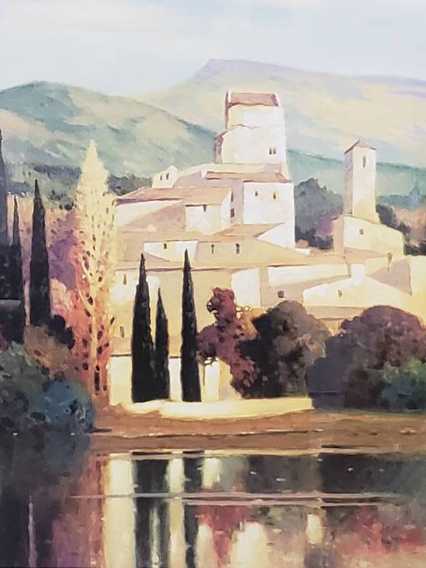 lot 80 image: Large Framed Artwork