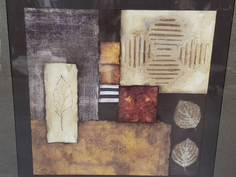 lot 86 image: (2) Pieces of Contemporary Art, Framed