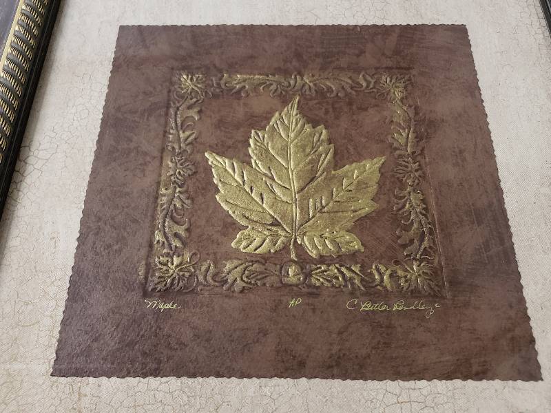 lot 96 image: (2) C Butler Pendley Signed Artist Proof Embossed Artwork