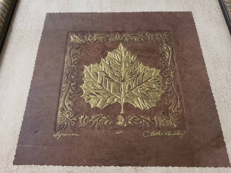 lot 97 image: (2) C Butler Pendley Signed Artist Proof Embossed Artwork