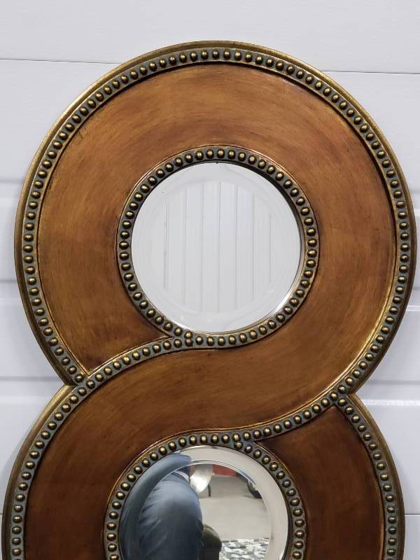 lot 105 image: Infinity Looping Ornate Mirror