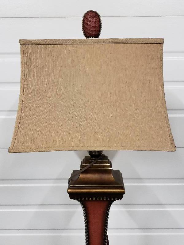 lot 110 image: Bombay Styled Ornate Floor Lamp