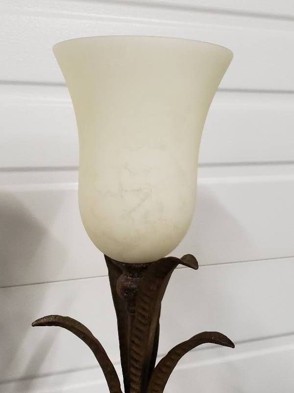 lot 116 image: Metal Torchiere Table Lamps