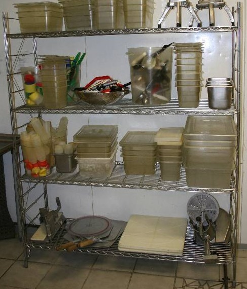 lot 41 image: Free Standing NSF Wire Shelf