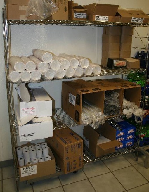 lot 97 image: Free Standing NSF Wire Shelf