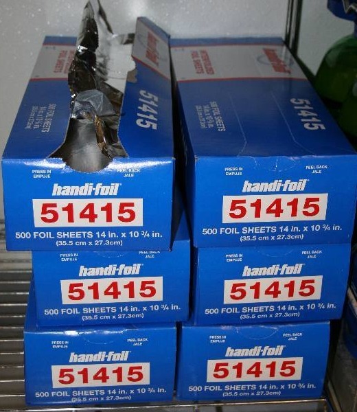 lot 105 image: Restaurant Foil Sheets
