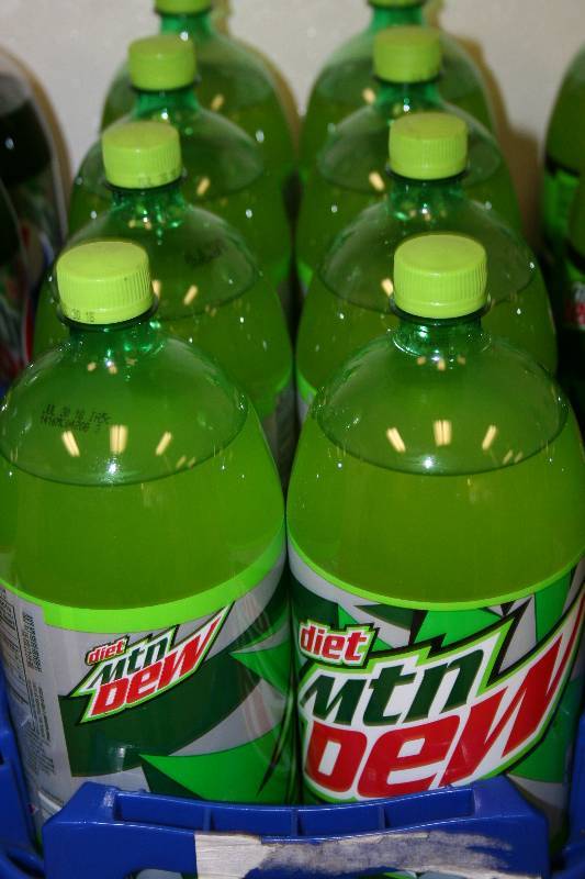 lot 114 image: Two Liter Bottles of Soda