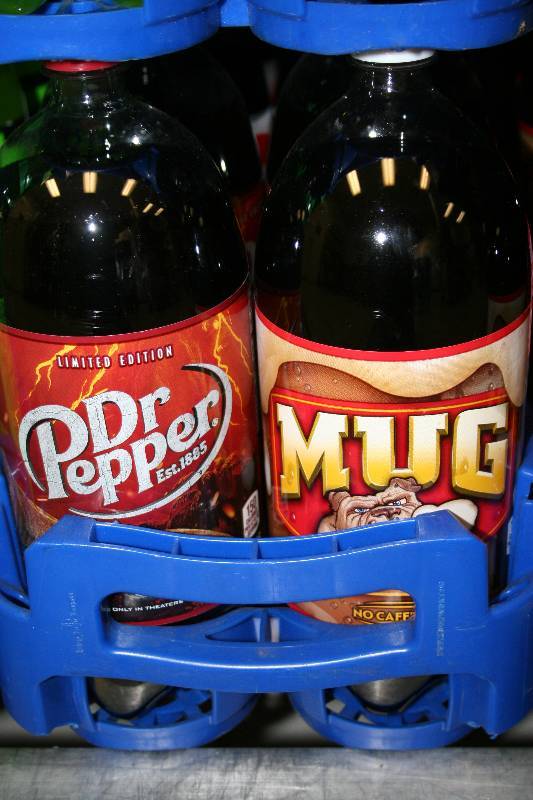 lot 119 image: Two Liter Bottles of Soda