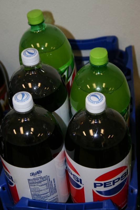 lot 126 image: Two Liter Bottles of Soda