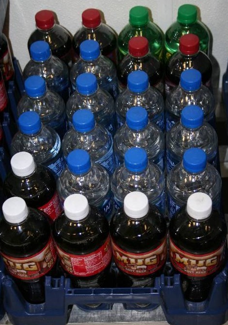 lot 130 image: Twenty Ounce Bottles of Soda