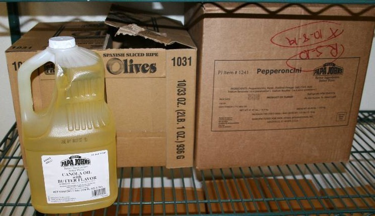 lot 138 image: Olives, Oil, and Peppers