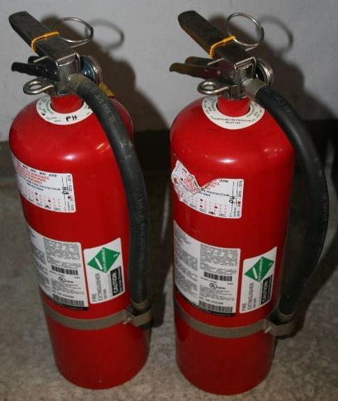 lot 180 image: 2 Fire Extinguishers