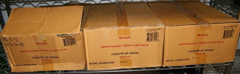 lot 181 image: Pineapple Tidbits