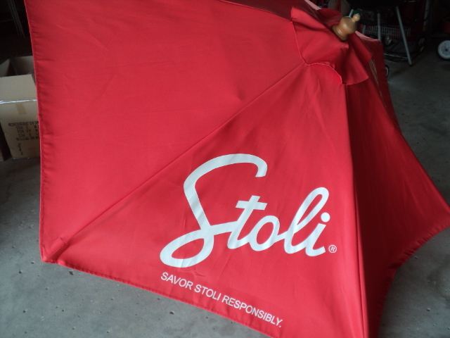 lot 8 image: Stoli umbrella...