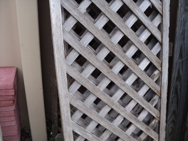 lot 31 image: 6 wood lattices 2 x 8...