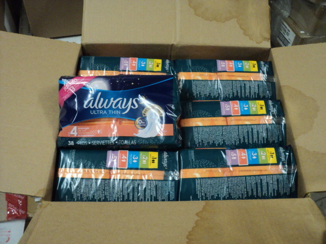 lot 65 image: 228 Always ultra thin sanitary prod...