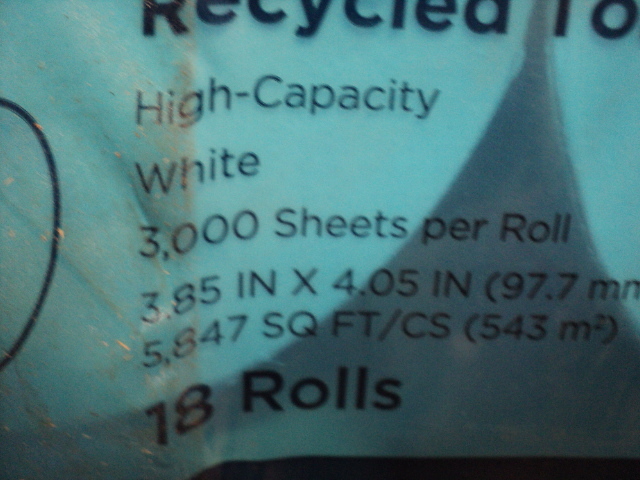 lot 110 image: Compact toilet paper coreless 1 ply...