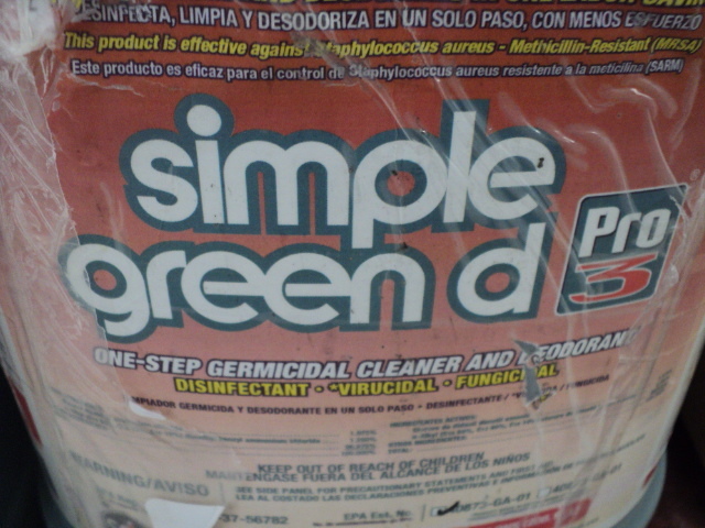 lot 144 image: 5 gallons of Simple Green Pro...