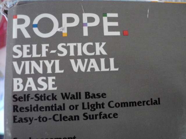 lot 187 image: Roppe Almond self-stick vinyl wall ...