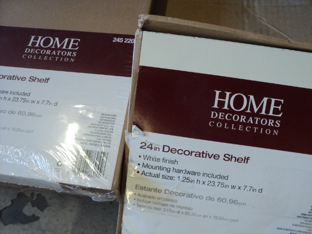 lot 189 image: 2 Home Decorators Collection white ...