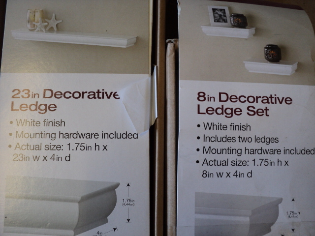 lot 192 image: 2 decorative ledge sets...