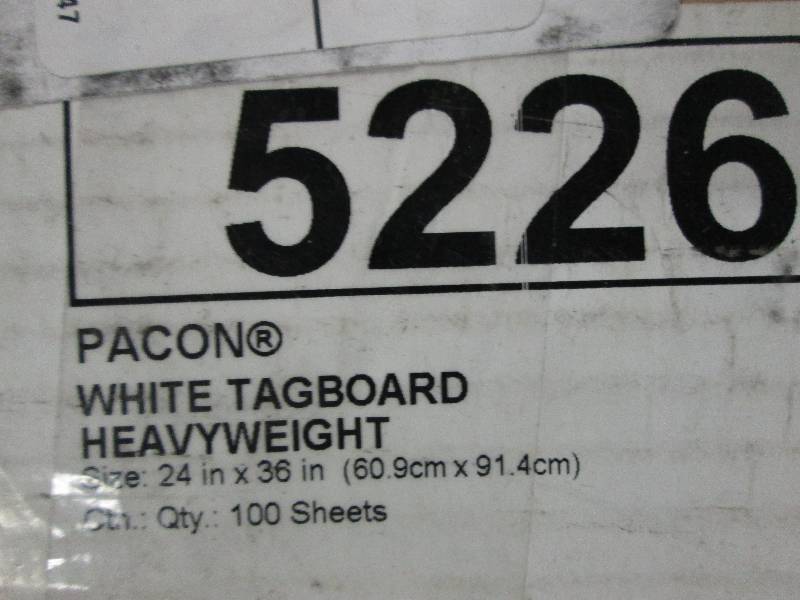 Pack of 100 - 24x36 inch Tagboard D...