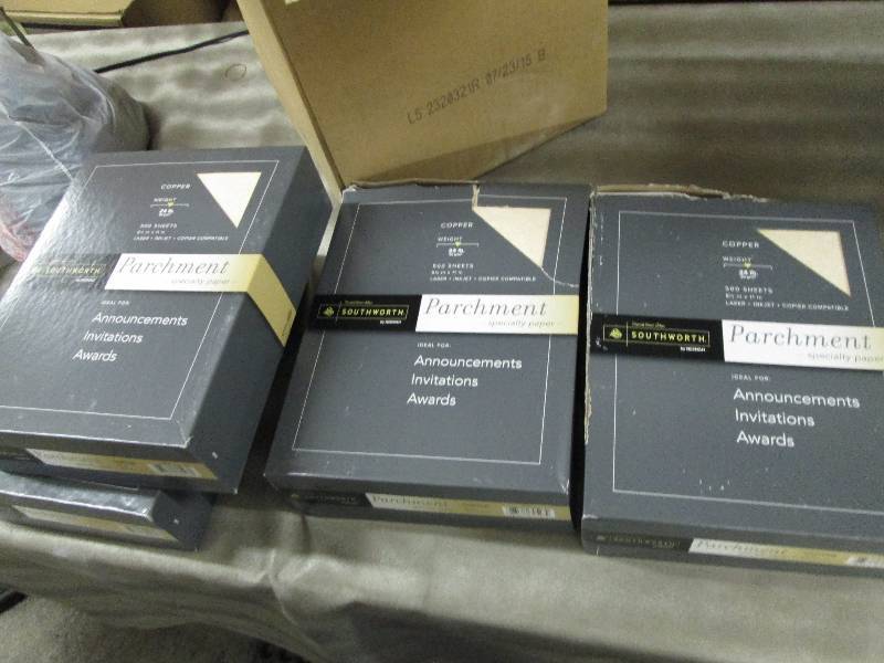 4 Boxes of 500 Southworth Parchment...