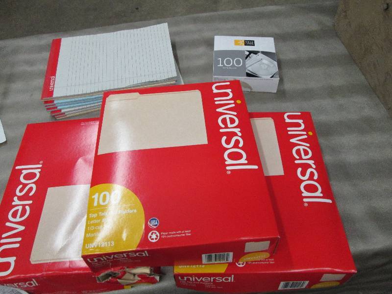3 Boxes Universal 12113 File Folder...