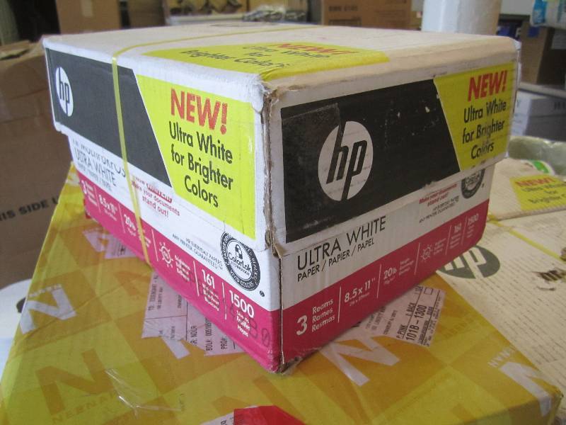 lot 14 image: Case of 1500 Sheets of 8.5 x 11 P...