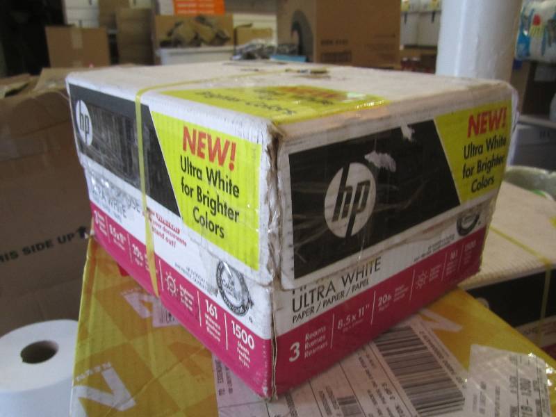 lot 15 image: Case of 1500 Sheets of 8.5 x 11 P...
