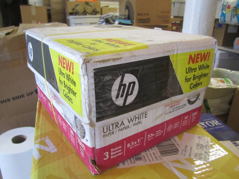 lot 16 image: Case of 1500 Sheets of 8.5 x 11 P...