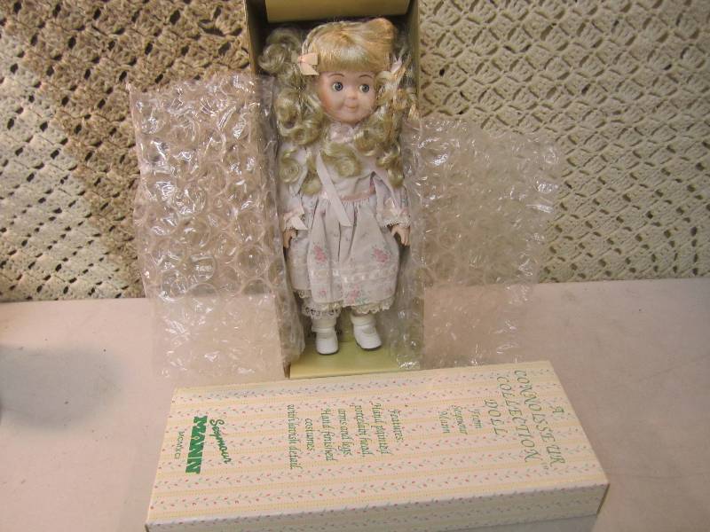 lot 43 image: Seymour Mann Porcelain Doll 14 tal...