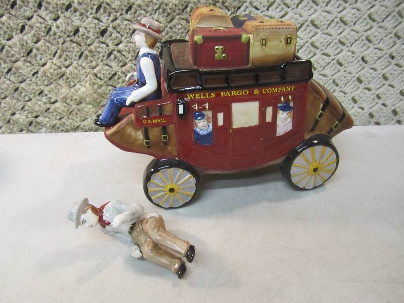lot 61 image: Stage Coach Cookie Jar 1 Cowboy is ...