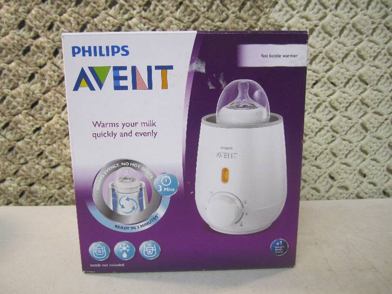 lot 80 image: Philips Avent Fast Bottle Warmer Op...