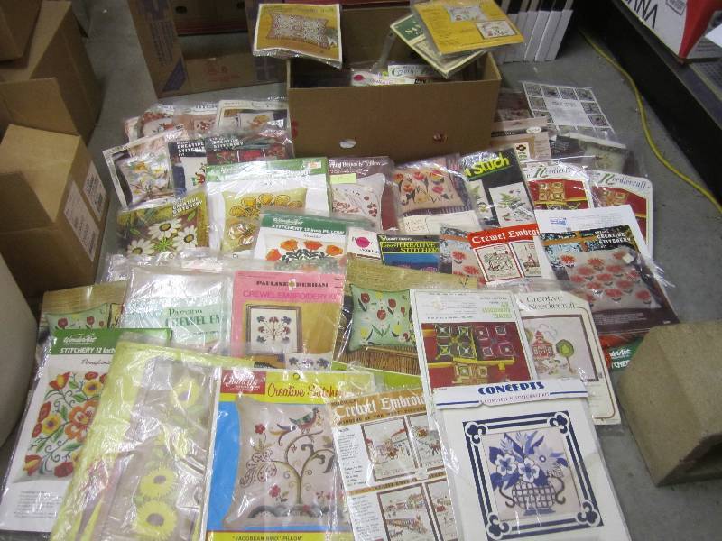 lot 86 image: Box Full of Needle Craft  A-4...