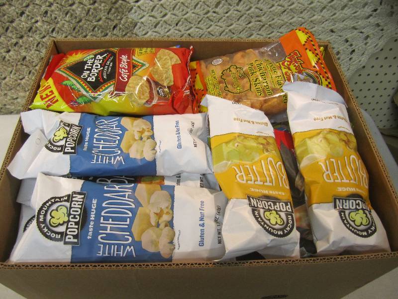 lot 106 image: Mixed Box Full of Bags Pretzels Var...