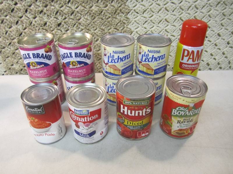 lot 117 image: Mixed Lot of Canned Goods See Photo...