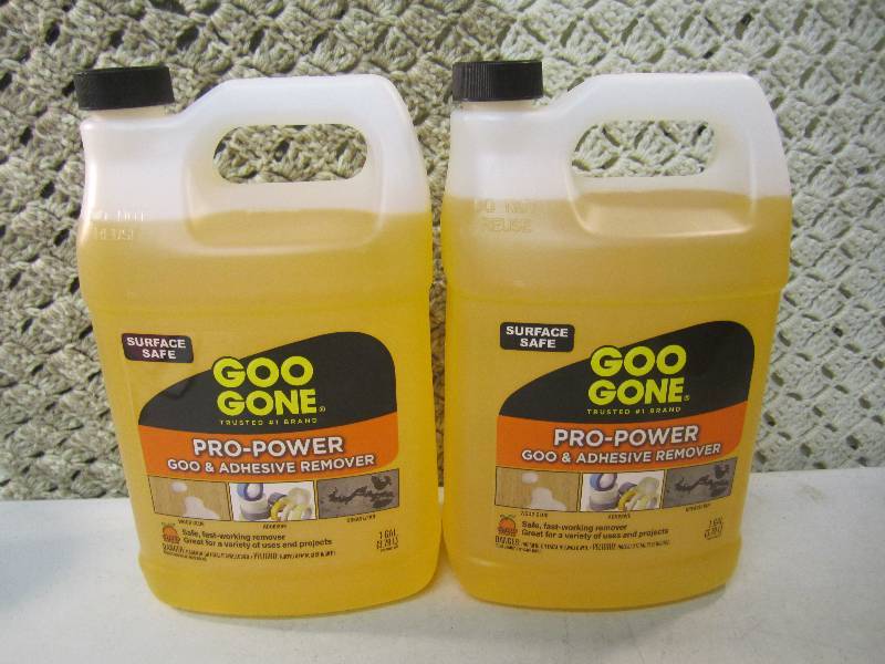 lot 125 image: 2 - 1 Gallon Bottles of Goo Gone Ad...