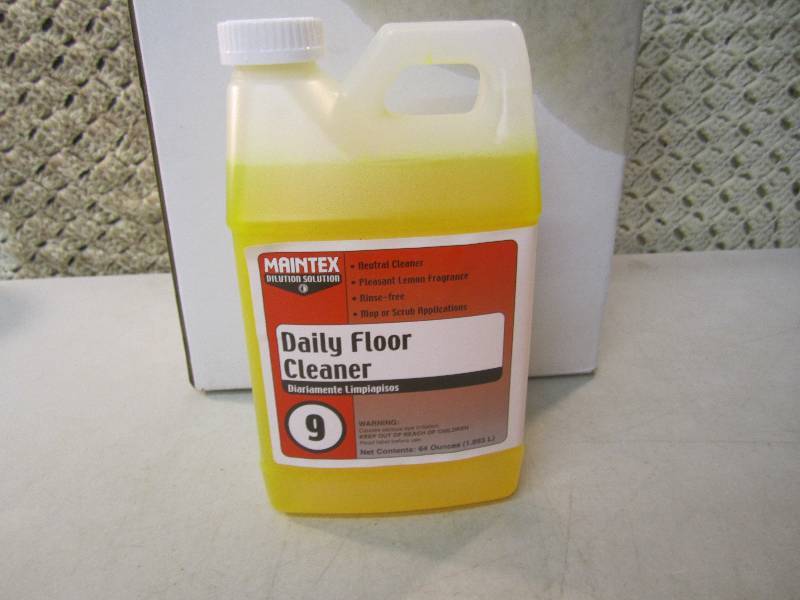 lot 140 image: Case of 4 Daily Floor Cleaner  F-0...