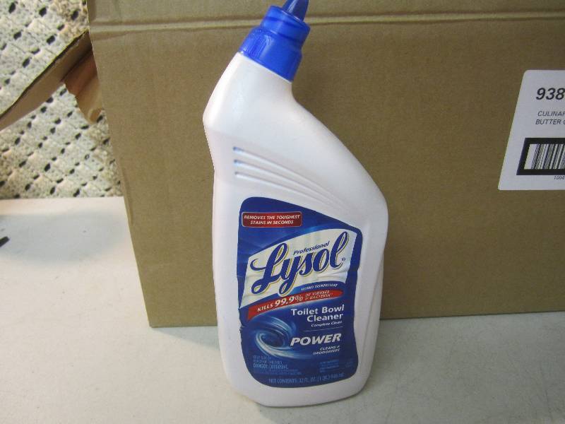 lot 156 image: Lot of 9 Bottles of Lysol Toilet Bo...