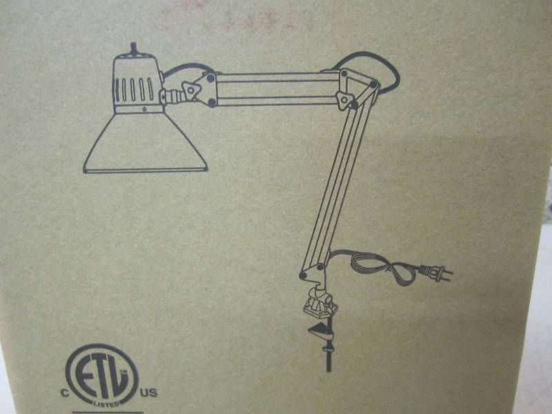 lot 176 image: Alera Architect Clamp-On Lamp Open ...
