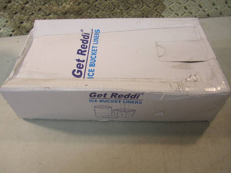 lot 187 image: Box of 1000 Ice Bucket Liners 3 qua...