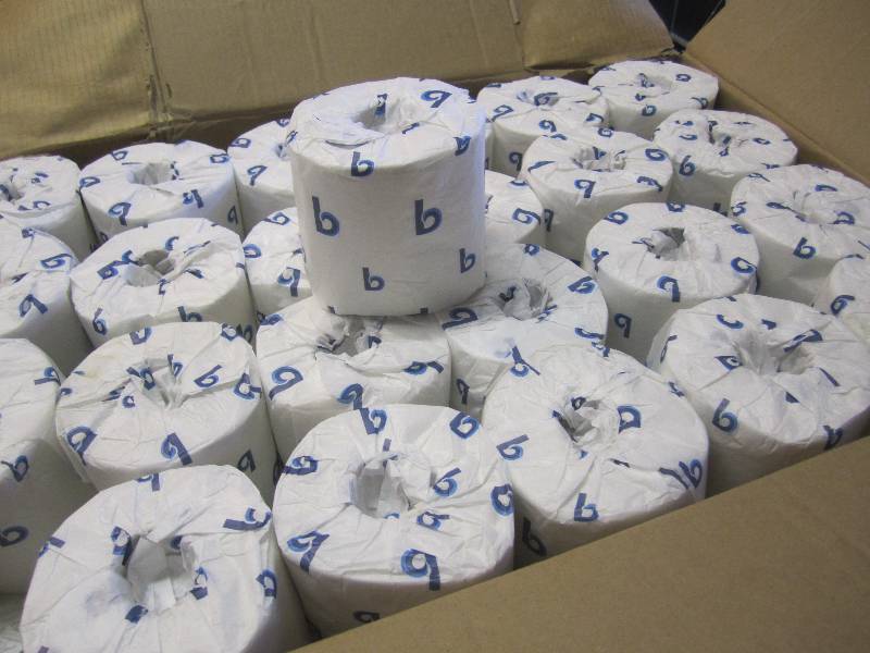 lot 191 image: Case of 96 Rolls of Toilet Tissue  ...