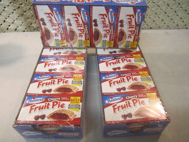 lot 222 image: 3 Packs with 8 Hostess Cherry Fruit...