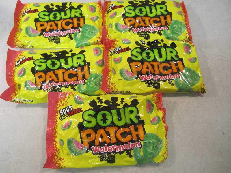 lot 231 image: 5 Bags of Sour Patch Watermelon Sou...